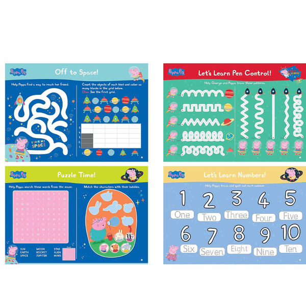 Peppa Pig - Peppa In Space : Fun Learning Set - Nesh Kids Store