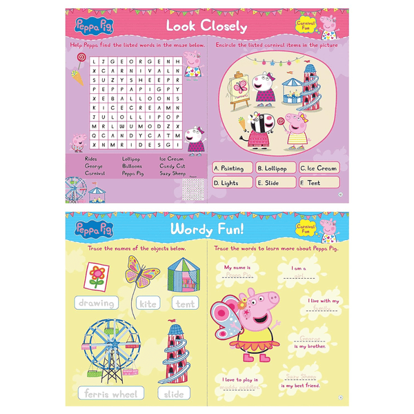 Peppa Pig - Peppa Loves Carnival : Fun Learning Set - Nesh Kids Store