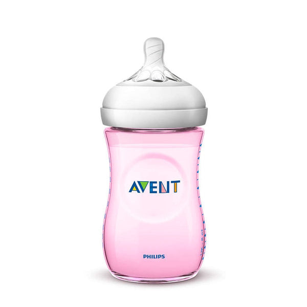 Philips Avent Natural Baby Bottle - 260ML Pink (SCF694/13) - Nesh Kids Store