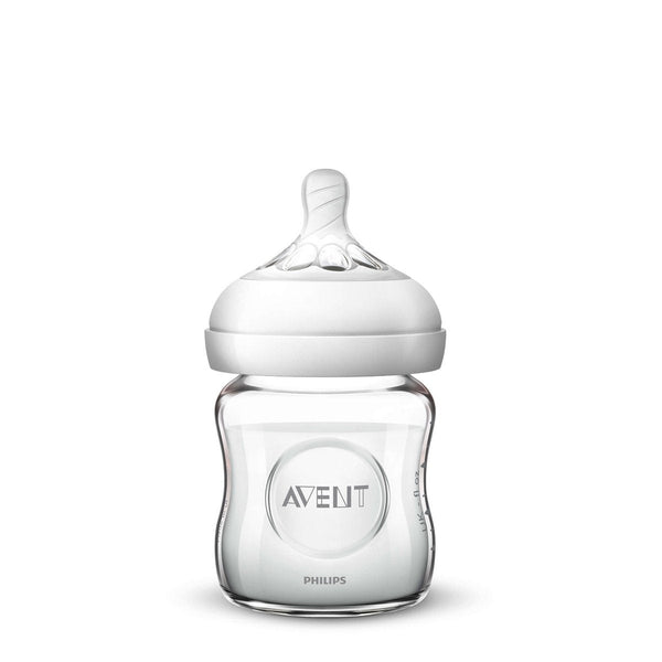 Philips Avent Natural Glass Baby Bottle - 120 ML (SCF671/13) - Nesh Kids Store