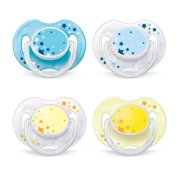 Philips Avent Night Time Soother 0-6 months (Twin Pack) - Nesh Kids Store