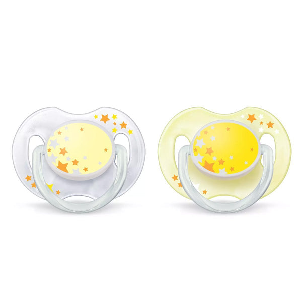 Philips Avent Night Time Soother 0-6 months (Twin Pack) - Nesh Kids Store