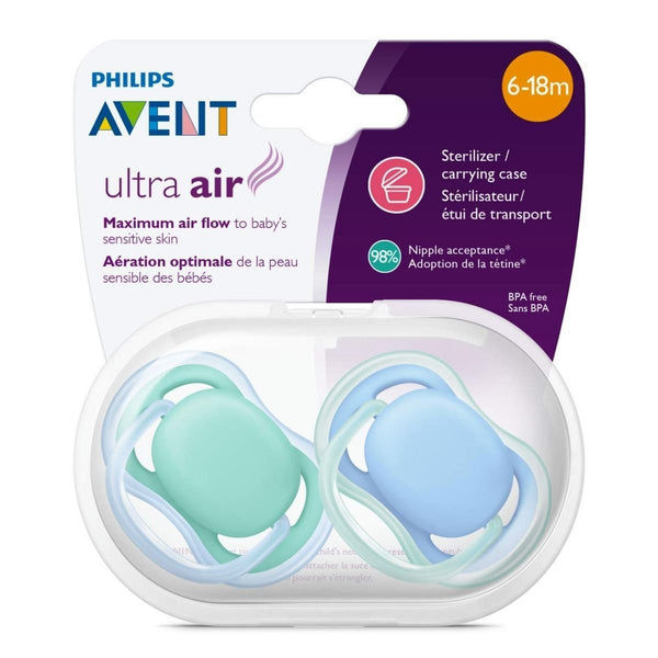 Philips Avent Ultra Air Pacifier 6-18 months (SCF244/22) - Nesh Kids Store