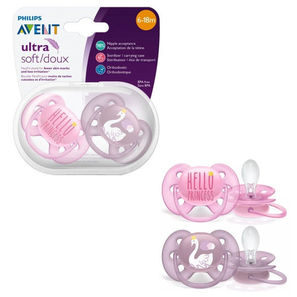 Philips Avent Ultra Soft Pacifier 6-18 months (SCF223/02) - Nesh Kids Store
