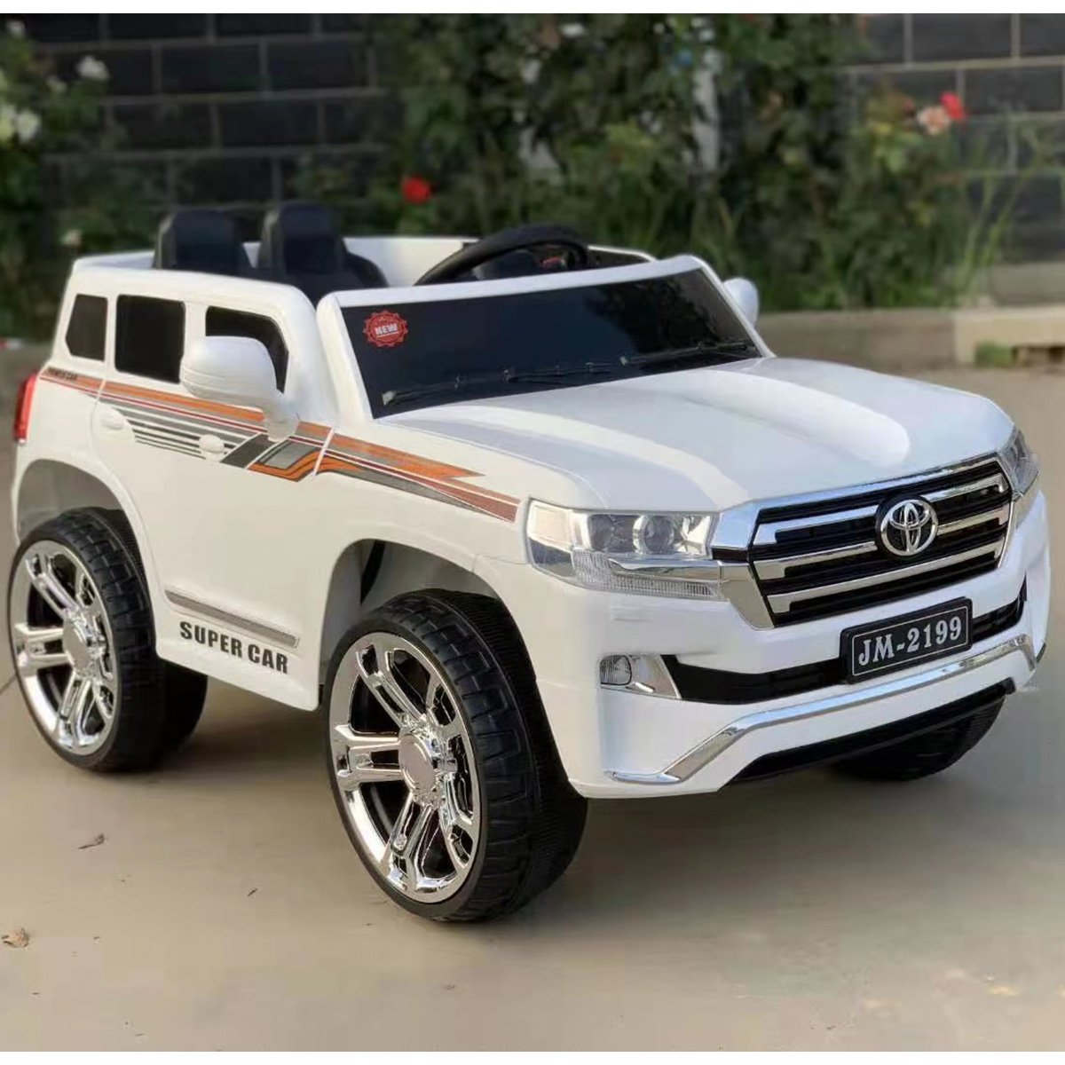 Electric Ride-On Toyota Style Jeep for Kids – Black | JM-2199
