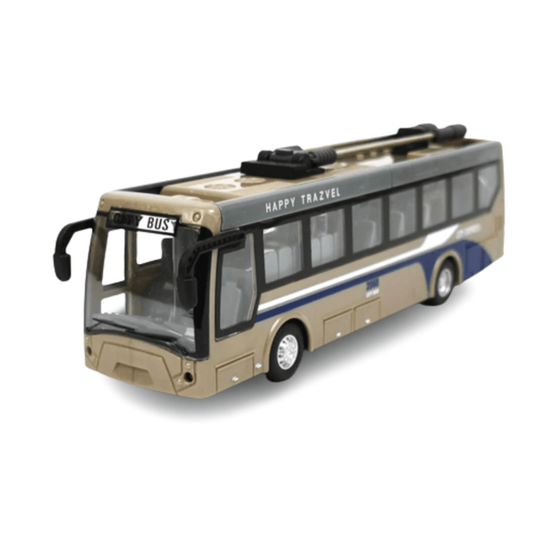 Remote Control City Bus (3+) Light Brown - Nesh Kids Store