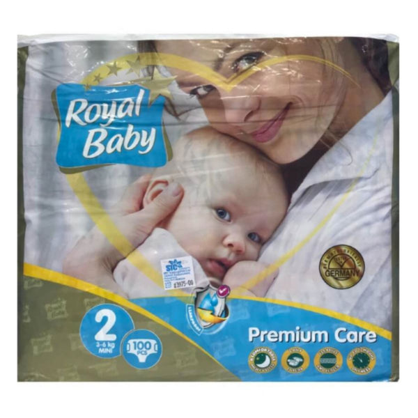 Royal Baby Premium Care Diapers Small 100 - Nesh Kids Store