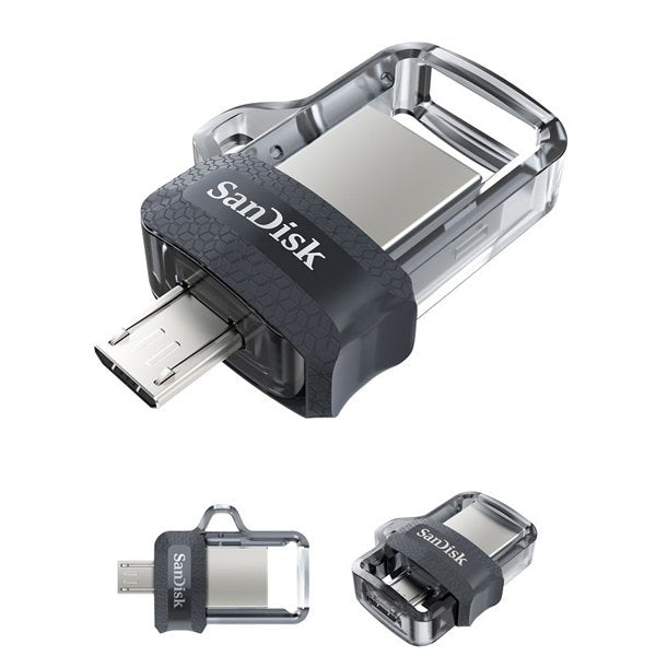 SanDisk Ultra Dual USB 3.0 Flash Drive - 16GB / 32GB / 64GB - Nesh Kids Store