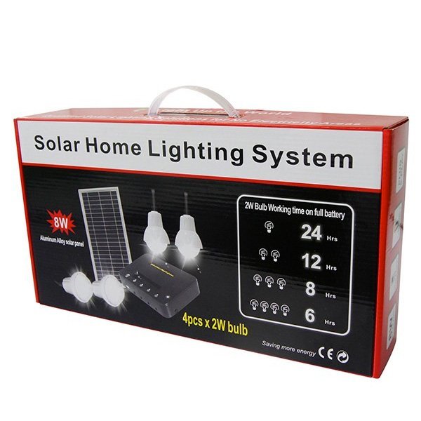 Solar Home Lighting System - 4 Bulb - Nesh Kids Store
