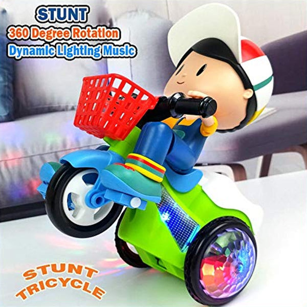 Stunt Tricycle Bump and Go Toy - Nesh Kids Store