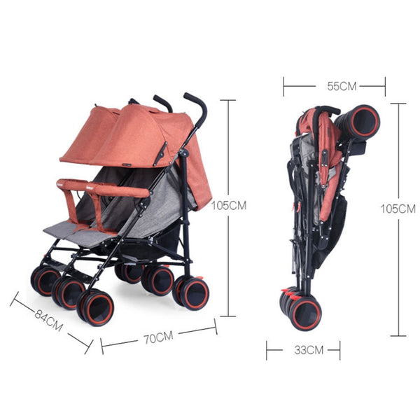 Twin Baby Stroller - Nesh Kids Store