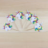 Unicorn Cake Toppers / Cake Picks Party Decorations Supplies (10 Pieces) - Nesh Kids Store