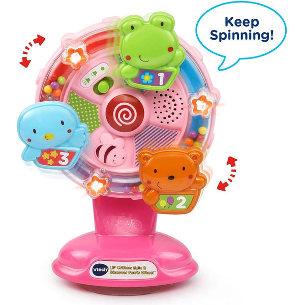 VTech Lil' Critters Spin and Discover Ferris Wheels - Pink - Nesh Kids Store