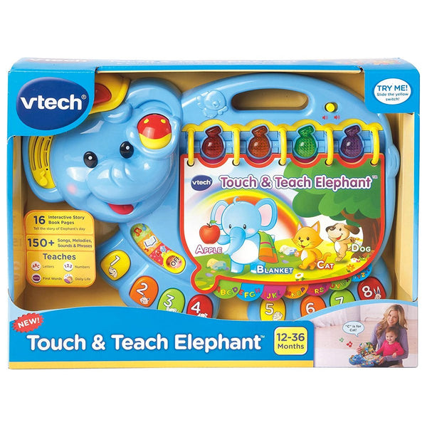 VTech Touch and Teach Elephant Book - Nesh Kids Store
