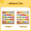 Wooden Alphabet Abacus Educational Learning Toys for Toddlers (3+) - Nesh Kids Store