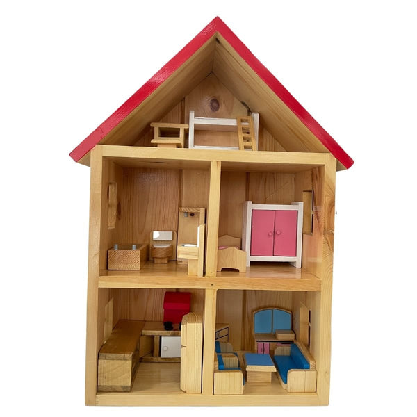Wooden Doll House - Nesh Kids Store