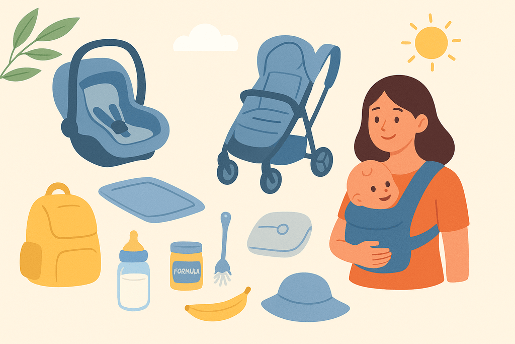 Top Travel Essentials for Parents with Babies (0–1 Year) - Nesh Kids Store