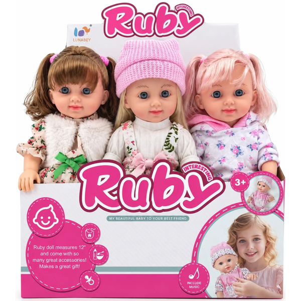 12 inch Ruby Baby DollACL621 5A