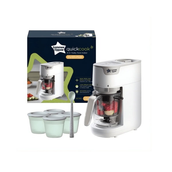 Tommee Tippee Quick Cook 6-in-1 Baby Food Maker