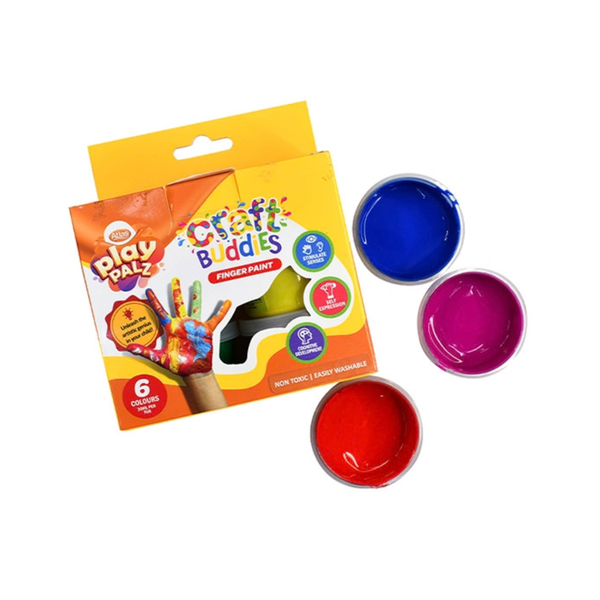 Atlas Finger Paints – 6 Pack × 30ml