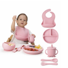 10-Piece Silicone Feeding Set