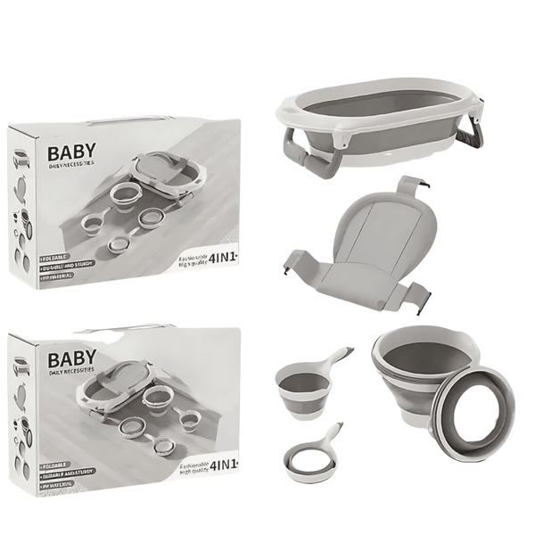4 - in - 1 Portable Baby Bathtub Set - BCRJ - 317 - Nesh Kids Store