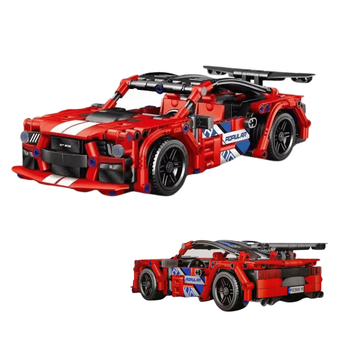 439 Pcs Pull Back GT SOS Sport Car Building Blocks (6+ years) - Nesh ...