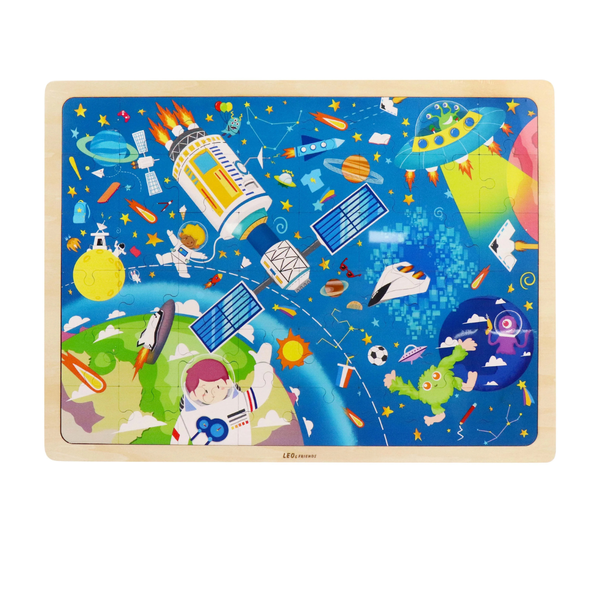 48 - Piece Space Exploration Puzzle 3+ - Nesh Kids Store