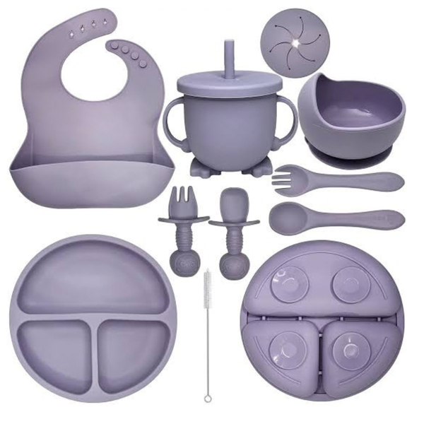 10-Piece Silicone Feeding Set