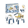 6-in-1 Block Table Set with Chair & 109 Blocks (3+) - Nesh Kids Store
