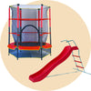 Outdoor Swings, Slides, Trampolines available at the best prices at Nesh Kids Store