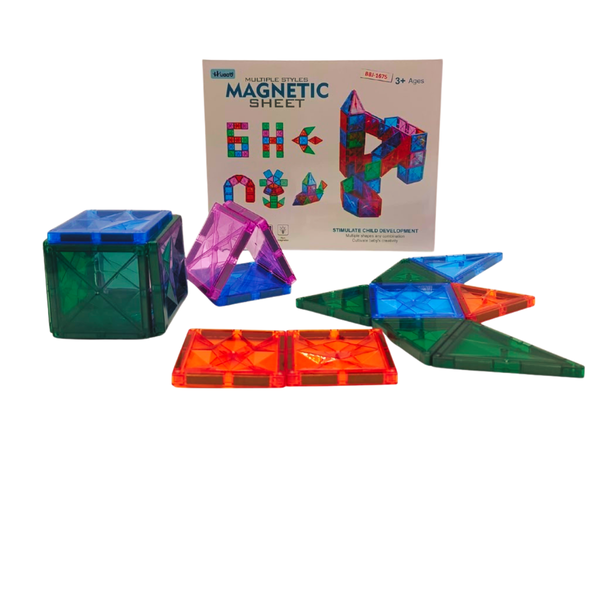 36 PCS Magnetic Tiles Building Set for Kids (3+ Years)