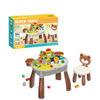 6-in-1 Block Activity Table & Chair Set – 50 Pieces (3+)