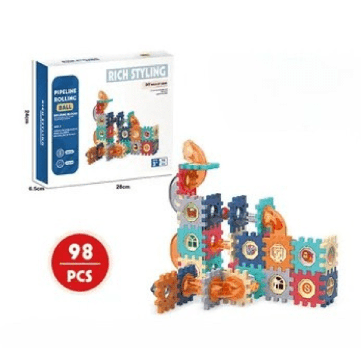 Ball Track Building Block Set - Nesh Kids Store | Sri Lanka
