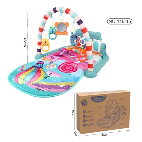 Colorful Baby Play Gym with Piano & Hanging Toys (116 - 15) - Nesh Kids Store