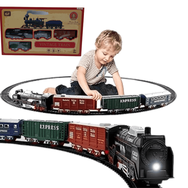 DIY Vintage Classic Toy Train for Kids (3+ Years) - Nesh Kids Store