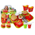 Hamburger and Fries Set with Tray – 3+ Kids Pretend Play Set - Nesh Kids Store