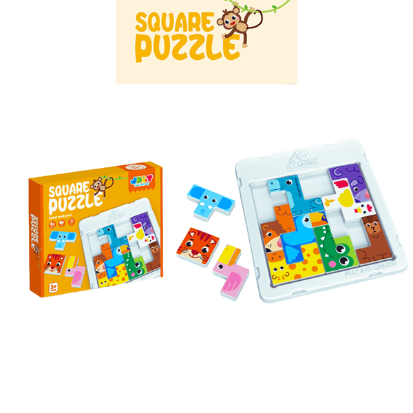 Intelligent Square Puzzle (Ages 3+) - Nesh Kids Store