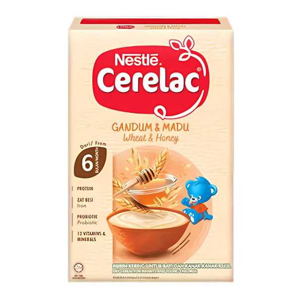 Nestle Cerelac Wheat & Honey Cereal (6+ Months) 250g - Nesh Kids Store