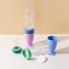 Silicone Baby Squeeze Feeding Bottle with Spoon – 6+ - Nesh Kids Store