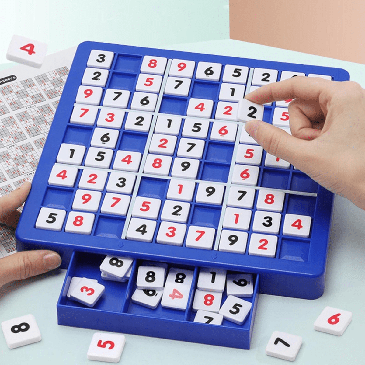 Sudoku Board Game for Kids Math Brain Teaser - Nesh Kids Store | Sri Lanka