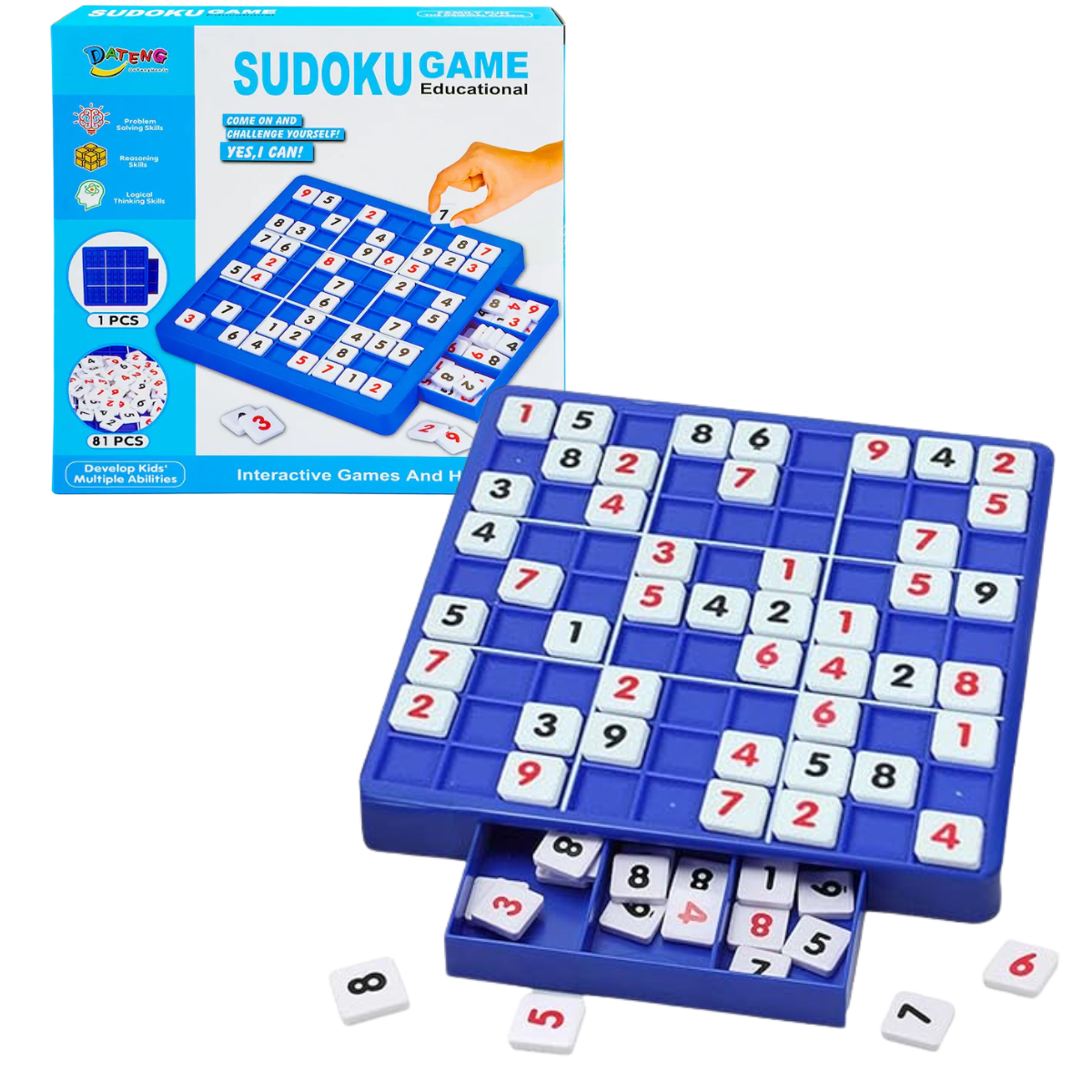 Sudoku Board Game for Kids Math Brain Teaser - Nesh Kids Store | Sri Lanka