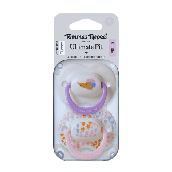 Tommee Tippee Decorated Ultimate Fit Girl Soother 6–18 Months (433652) - Nesh Kids Store