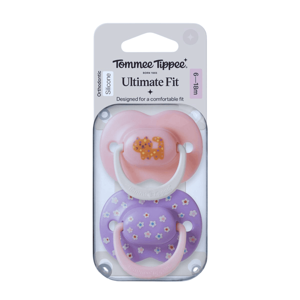 Tommee Tippee Decorated Ultimate Fit Girl Soother 6–18 Months (433652) - Nesh Kids Store