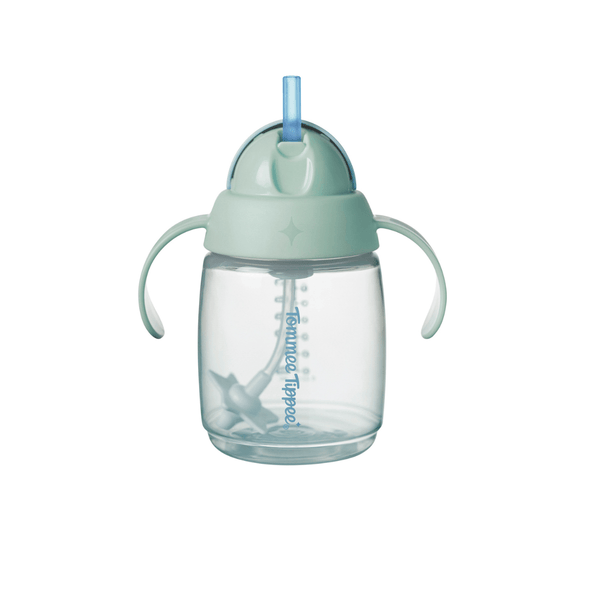 Tommee Tippee Trainer Straw 240ml – Neutral | 6m+ - Nesh Kids Store