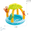 Tropical Island Baby Pool (40" x 34") – Jungle Fun for Little Ones! - Nesh Kids Store