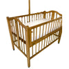 Wooden Cot 48'' x 27'' (including Premium Napper Lite Mattress, Mosquito Net) - Nesh Kids Store