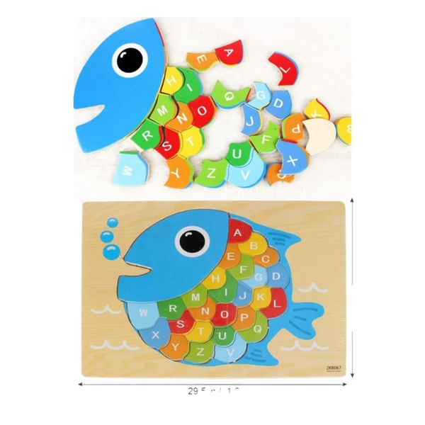 Wooden Picture Puzzle 3+ - Nesh Kids Store