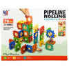76 Pcs Pipeline Rolling Building Blocks & Ball - Nesh Kids Store