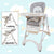 Baby Feeding High Chair (Gray) - Nesh Kids Store
